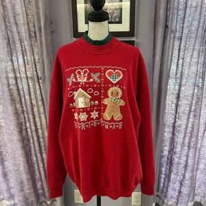 Vintage Endless Designs Gingerbread Sweater